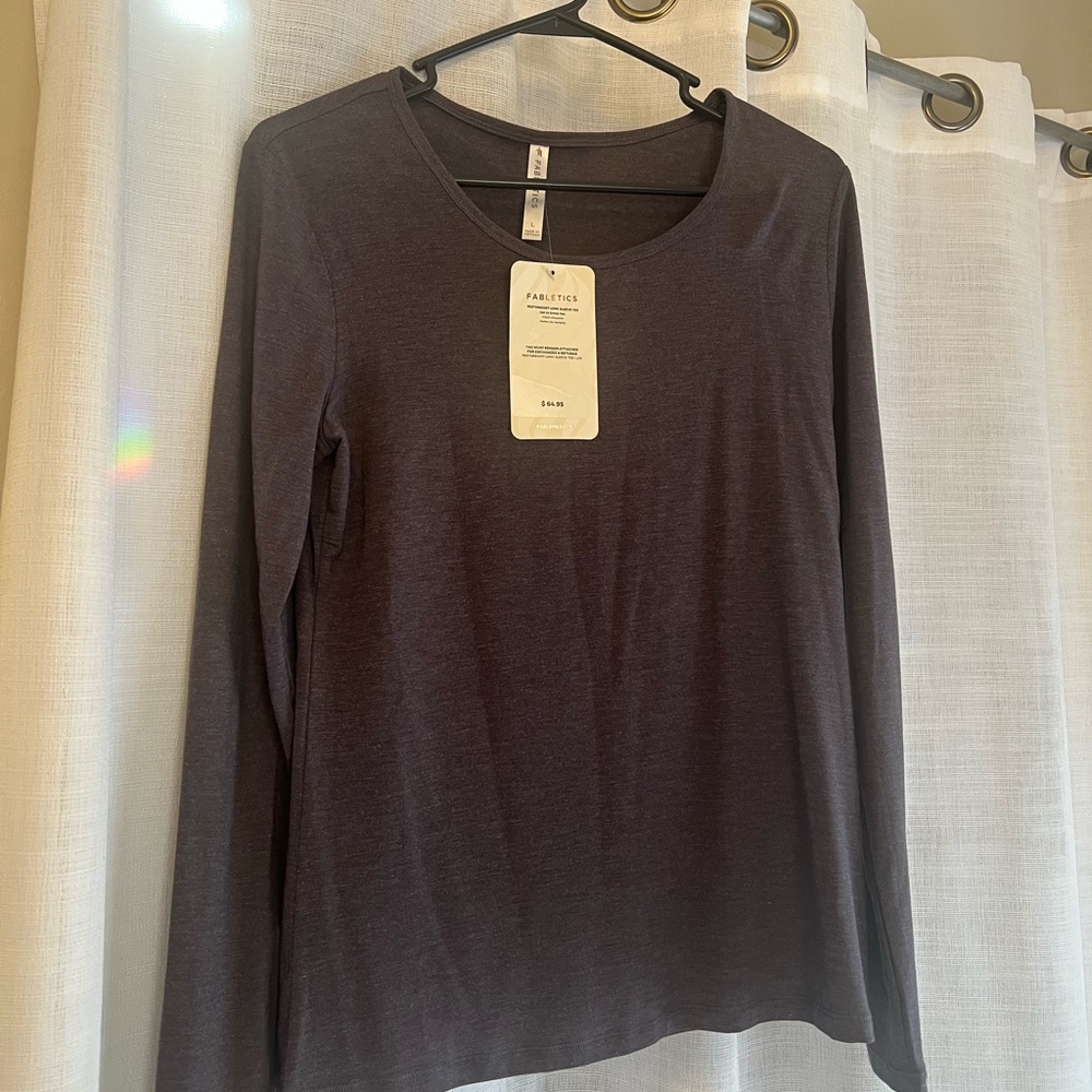 NWT Fabletics long sleeve shirt and tank One nwt others great condition